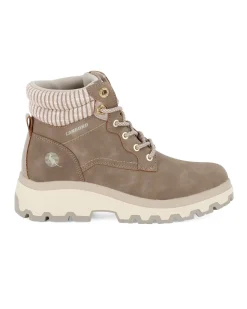 CANGURO - Scarponcino beige con lacci
