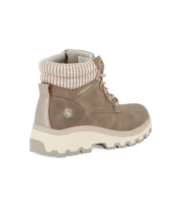 CANGURO - Scarponcino beige con lacci