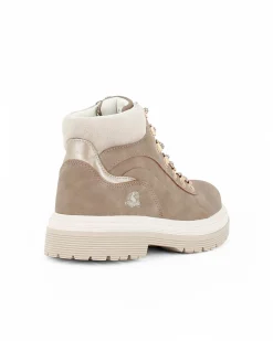 CANGURO - Scarponcino beige con lacci