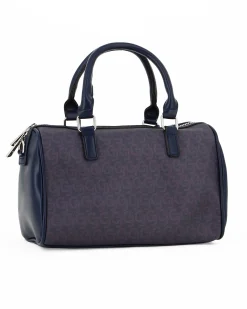CARRERA -  Bauletto blu loggato con ciondolo