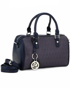 CARRERA -  Bauletto blu loggato con ciondolo