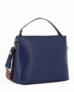 CARRERA - Borsa blu con un manico
