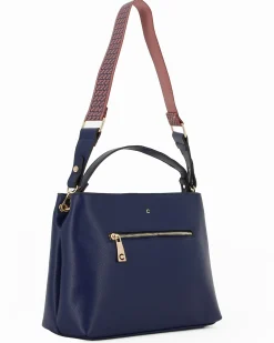 CARRERA - Borsa blu con un manico