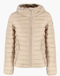 CARRERA - GIUBBINO DONNA BEIGE CON CAPPUCCIO 100GR RIPSTOP