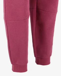 CARRERA - Pantalone in tessuto felpato bordeaux da donna