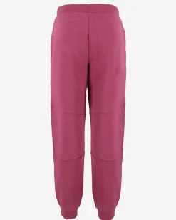 CARRERA - Pantalone in tessuto felpato bordeaux da donna