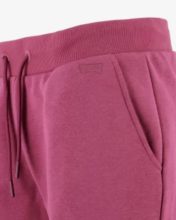CARRERA - Pantalone in tessuto felpato bordeaux da donna