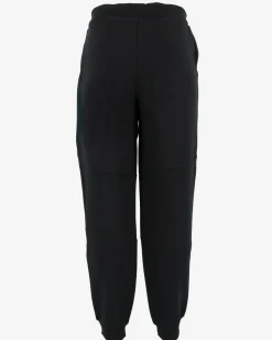 CARRERA - Pantalone in tessuto felpato nero da donna