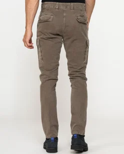 CARRERA - PANTALONE TORTORA DA UOMO CON TASCHE LATERALI