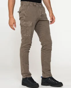 CARRERA - PANTALONE TORTORA DA UOMO CON TASCHE LATERALI