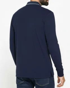 CARRERA - POLO DA UOMO IN JERSEY INTERLOCK BLU