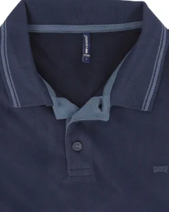 CARRERA - POLO DA UOMO IN JERSEY INTERLOCK BLU