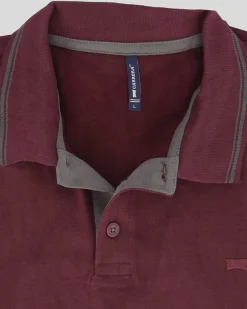 CARRERA - POLO DA UOMO IN JERSEY INTERLOCK PRUGNA