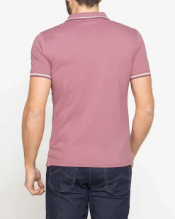 CARRERA - Polo manica corta in piquet rosa