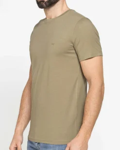 CARRERA - Tshirt manica corta beige con logo