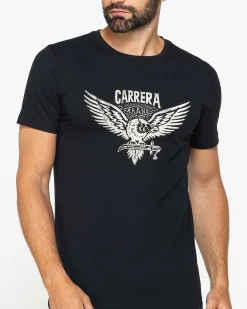 CARRERA - Tshirt manica corta in jersey con stampa
