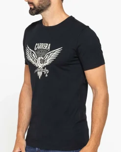 CARRERA - Tshirt manica corta in jersey con stampa