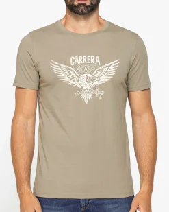 CARRERA - Tshirt manica corta in jersey con stampa