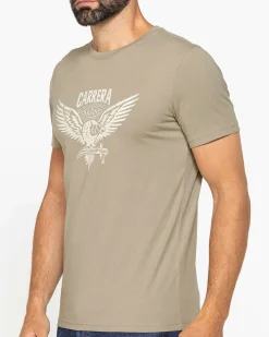 CARRERA - Tshirt manica corta in jersey con stampa