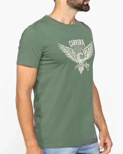 CARRERA - Tshirt manica corta in jersey con stampa