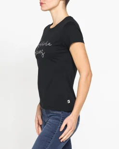 CARRERA - Tshirt mezza manica in jersey di cotone con stampa frontale