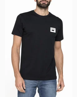 CARRERA - TSHIRT NERA DA UOMO MANICA CORTA