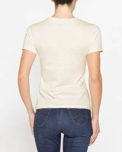 CARRERA - Tshirt panna mezza manica basic in jersey