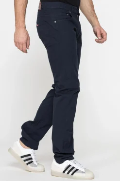 CARRERA - UOMO PANTALONE BLU IN TELA 5 TASCHE