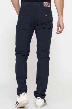 CARRERA - UOMO PANTALONE BLU IN TELA 5 TASCHE