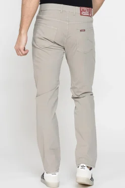 CARRERA - UOMO PANTALONE TORTORA IN TELA 5 TASCHE