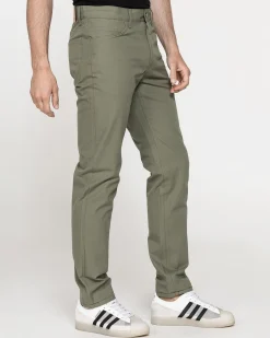 CARRERA - UOMO PANTALONE VERDE IN TELA 5 TASCHE