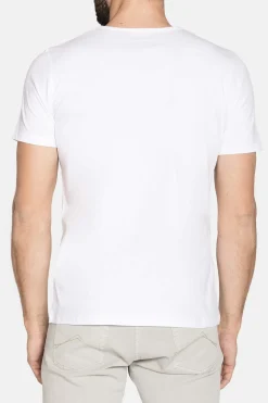 CARRERA - UOMO TSHIRT BIANCO MEZZA MANICA