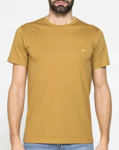 CARRERA - UOMO TSHIRT GIALLO SENAPE MEZZA MANICA LOGO