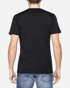 CARRERA - UOMO TSHIRT NERA MEZZA MANICA LOGO