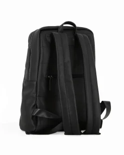 CARRERA - Zaino ufficio nero con tasca porta pc/tablet