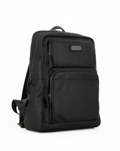 CARRERA - Zaino ufficio nero con tasca porta pc/tablet