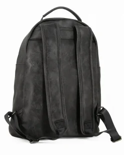 CARRERA - Zaino ufficio nero con due tasche frontali