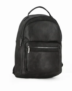 CARRERA - Zaino ufficio nero con due tasche frontali