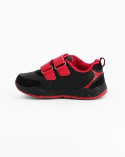 CARS  - Sneakers rossa e nera da bambino con luci e strappi