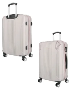 CHARRO - TROLLEY GRIGIO IN ABS 4 RUOTE