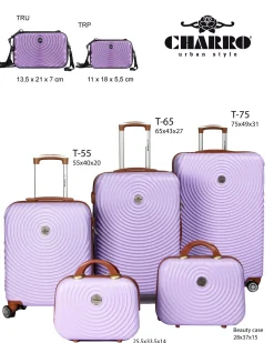 CHARRO - TROLLEY IN ABS E 4 RUOTE DOPPIE