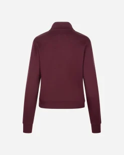 CONVERSE FELPA DONNA FULL ZIP BORDEAUX - 10027857