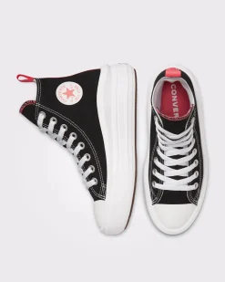 CONVERSE SCARPA NERA CHUCK TAYLOR ALL STAR MOVE JUNIOR - 271716C