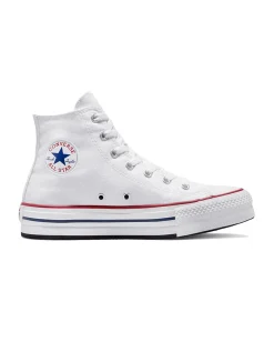 CONVERSE - SNEAKERS JUNIOR CHUC.TAY.AS EVA LIFT HI GS BIANCHE DAL 35.5 AL 40, 272856C