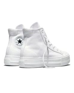 CONVERSE - SNEAKERS JUNIOR DAY ONE PLATFORM GS BIANCHE DAL 36 AL 40, A19295C