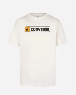CONVERSE T-SHIRT BIANCA DA UOMO COLOR TEE VINTAGE -  10028572