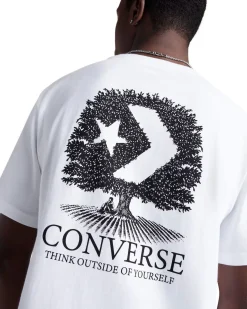CONVERSE T-SHIRT  BIANCA DA UOMO - 1002766