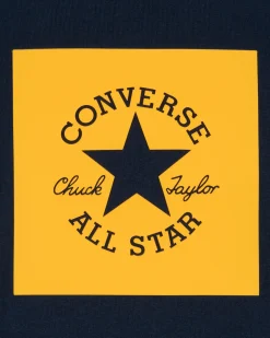 CONVERSE - T-SHIRT DA UOMO BLU CHUCK TAYLOR PATCH TEE - 10027037_A01