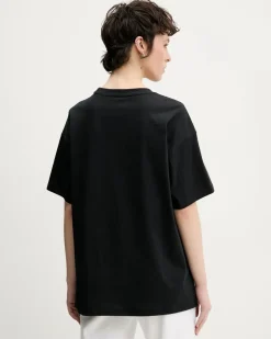 CONVERSE T-SHIRT DONNA  STAR CHEVRON OVERSIZED- NERA, 10028415