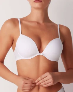 COTONELLA - REGGISENO MARTA IMBOTTITO CON FERRETTO ESSENTIAL BIANCO - 8631_001